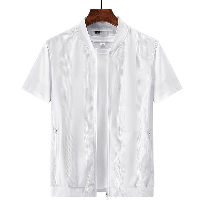 Мужской жилет без рукавов жилет спортивный тонкий жилет