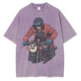 Vintage Mens Casual Painted Top