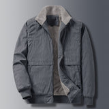 Модное повседневное свободное мужское пальто с хлопковой подкладкой