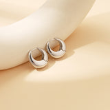 Brass Retro Minority Ear Clip Earrings Personalized Earrings Female Fashion