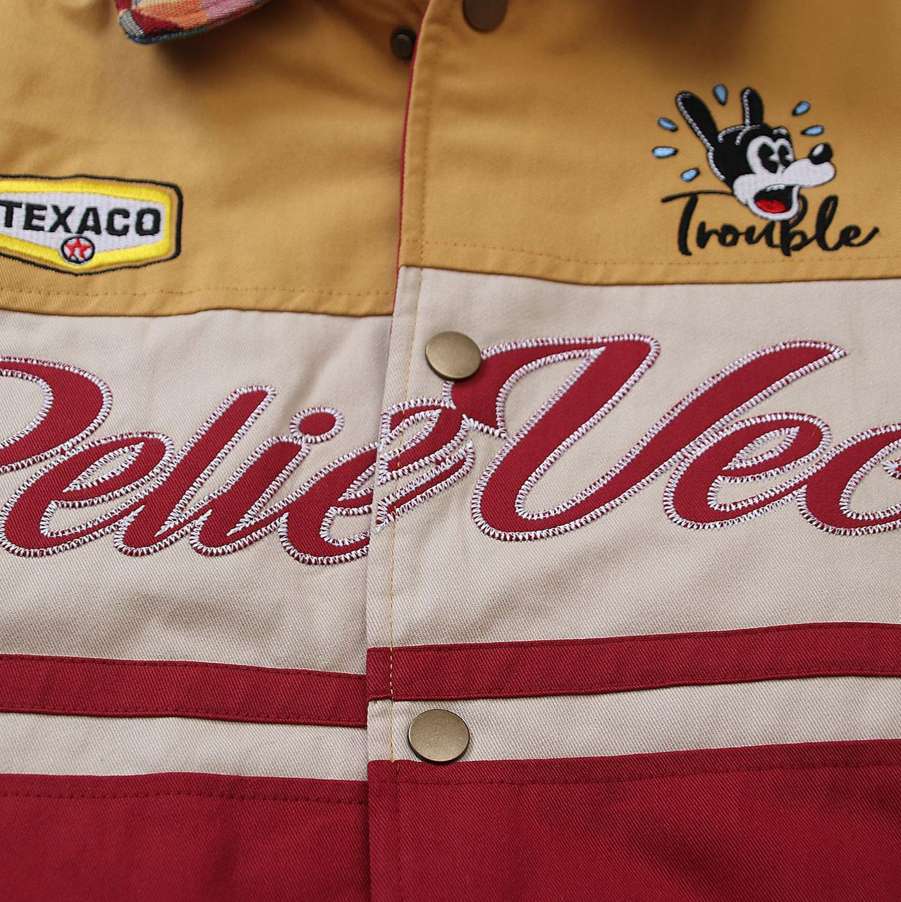 American Retro Cute Polo Collar Loose Jacket