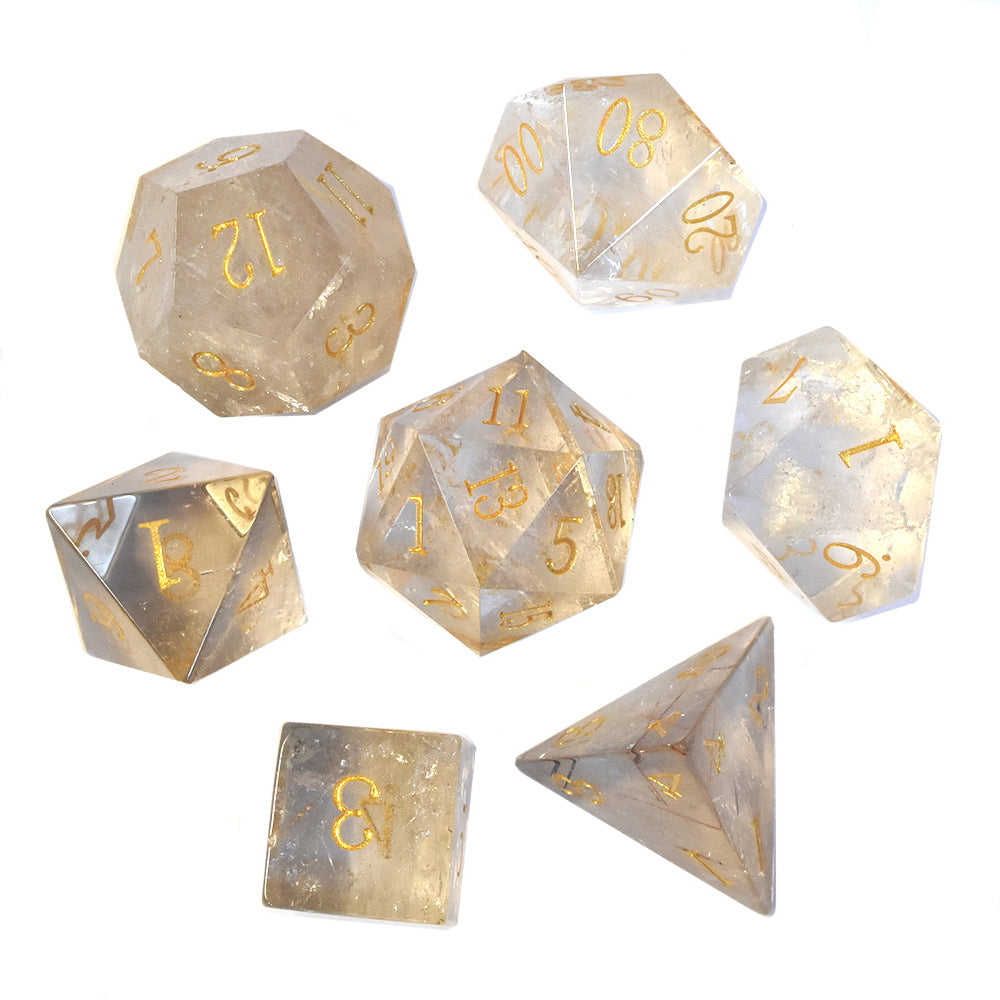 Dice Board Game Casual Game Multi-sided Digital Sieve Seven Tablets Suit