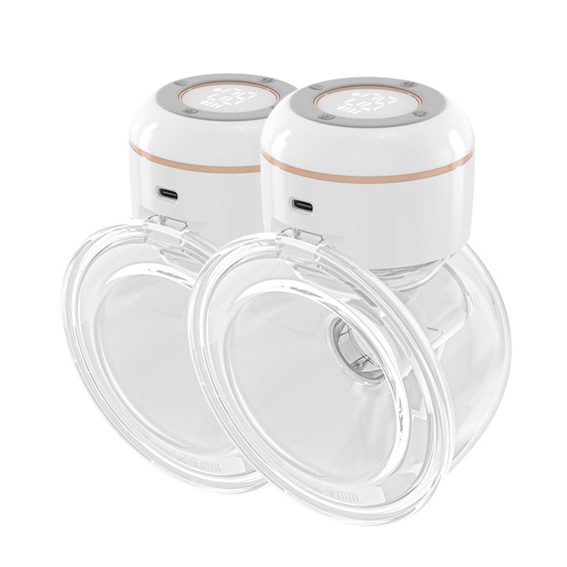 Wearable Single-side Large Suction Breast Mute Portable
