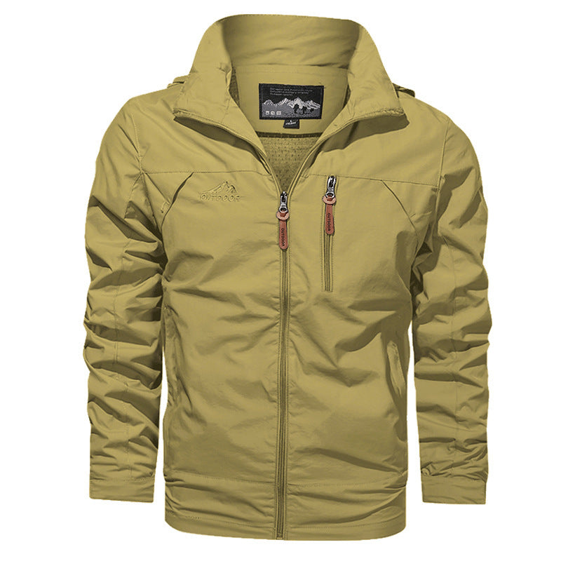 Spring-autumn jacket of large sizes for men
