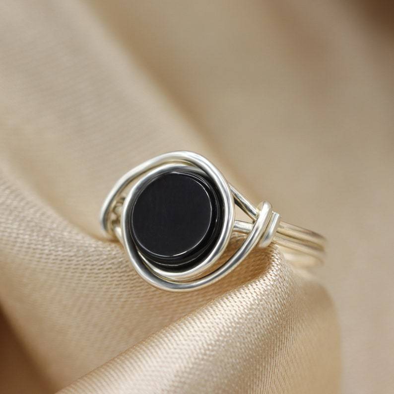 Crystal Handmade Multi-color Stone Color Retaining Ring