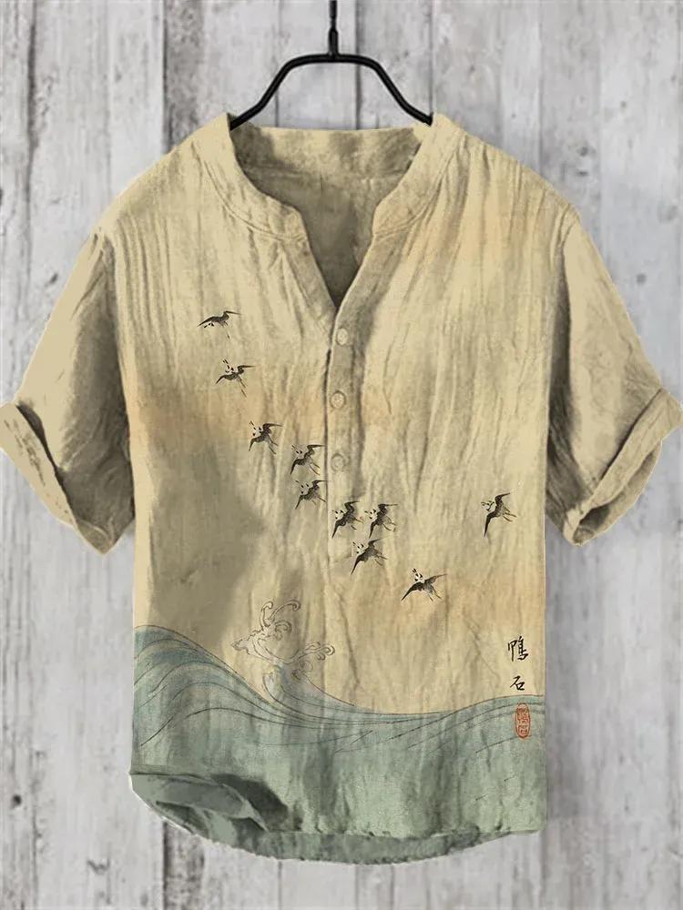 Short Sleeve Shirt 3D Print Casual Loose Pullover