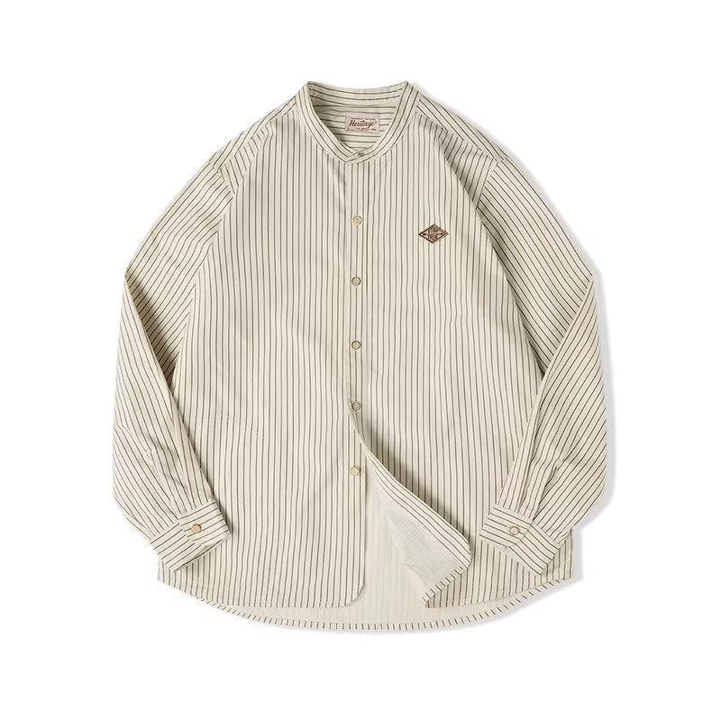 Casual Baseball Shirt Coat Mens Autumn