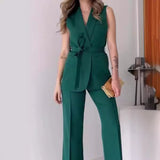 Women's Simple Solid Color Fashion Casual Elegant Outfit
