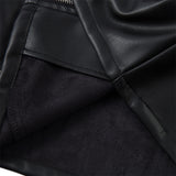 Персонализированная кожаная одежда для мотоциклистов с воротником-стойкой