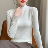 Women's Half Turtleneck Sweater Inner Wear Sweater