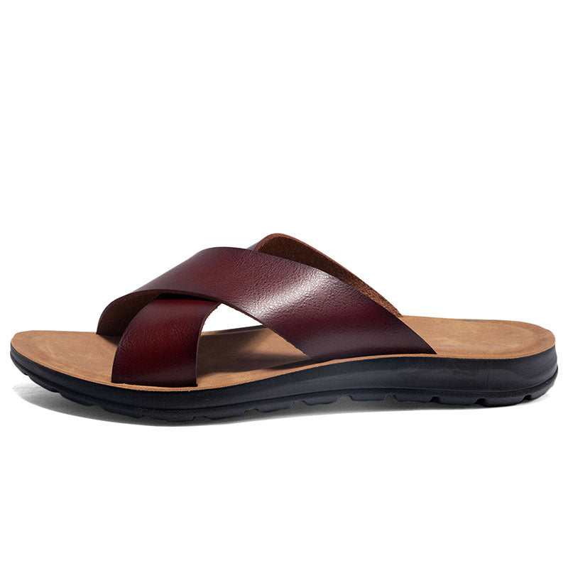 Men's Slippers Outer Wear Plus Size Beach Shoes