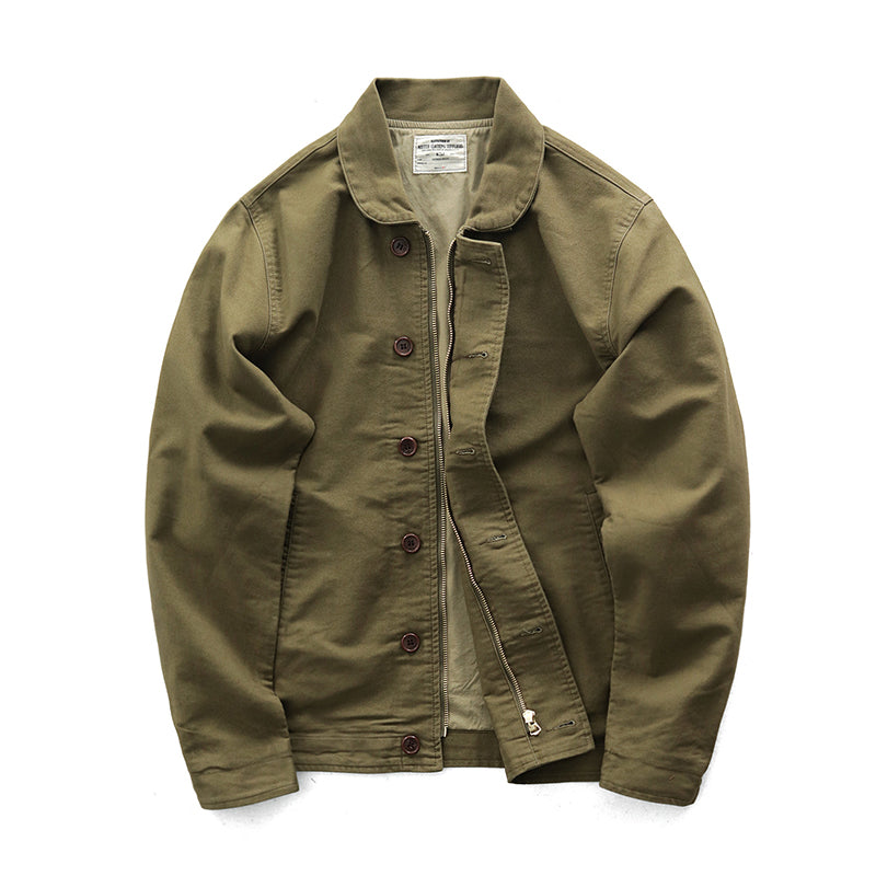 Retro Loose Casual Deck Jacket For Men
