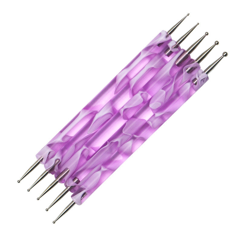 Drawing Needle Double-headed Diamond Pen Dotted Painting Manicure Implement
