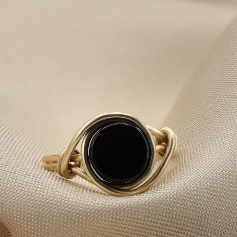 Crystal Handmade Multi-color Stone Color Retaining Ring