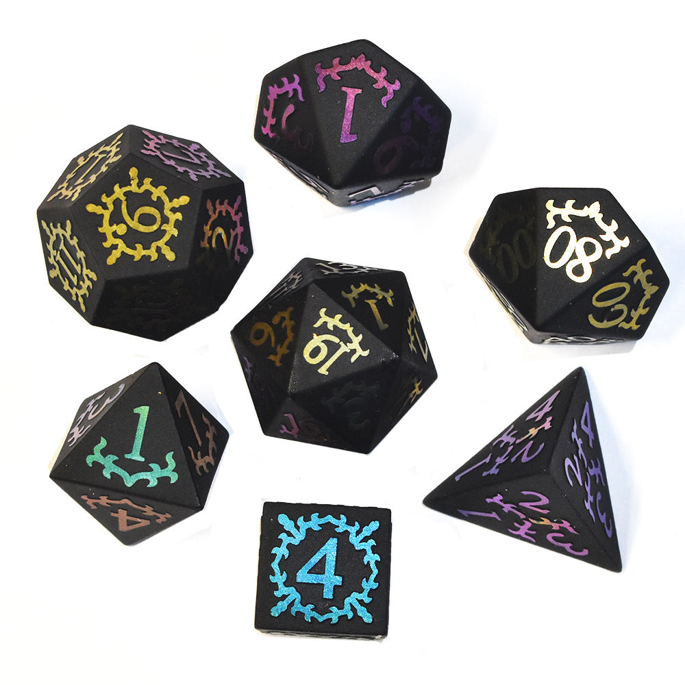 Dice Board Game Casual Game Multi-sided Digital Sieve Seven Tablets Suit