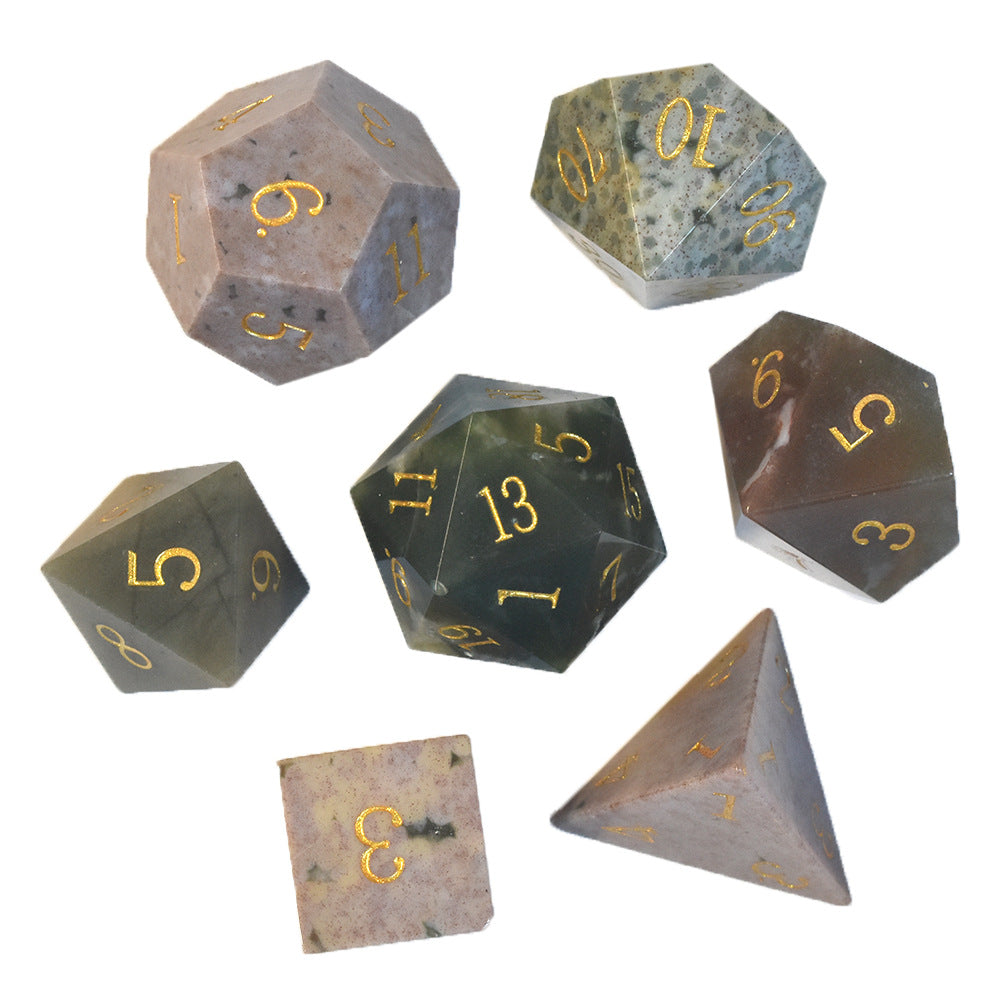 Dice Board Game Casual Game Multi-sided Digital Sieve Seven Tablets Suit