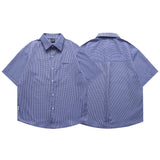 Loose Half Sleeve Work Clothes Shirt