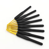 Knitting DIY Thick Sweater Plastic Soft Handle Crochet Hook Set Of 8
