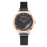 Girls Set Watch Alloy Magnet Buckle With Calendar