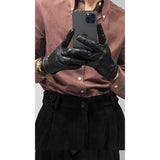 Весенняя итальянская рубашка с длинными рукавами и большим заостренным воротником для мужчин