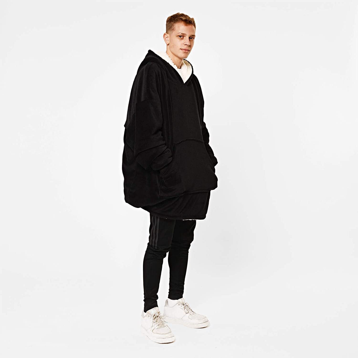 Fashion Wearable Warm Hooded Blanket