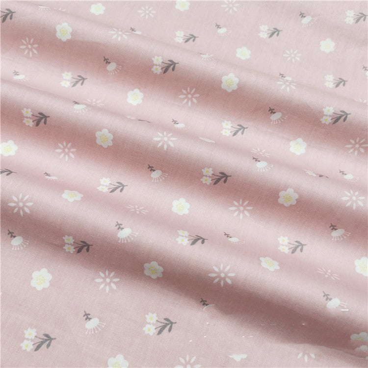 Cotton Cartoon Green Deer Squirrel Fabric