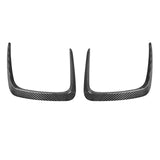 Automotive dry carbon fiber front bumper grille