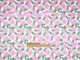 Plant Flowers Small Clear Floral Cotton Fabric