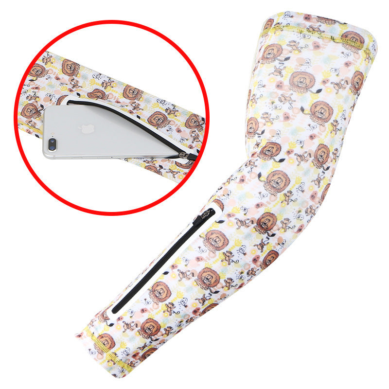 Mobile Phone Stretch Arm Bag Running Riding Sunscreen Armband Wrist Bag Cell Phone Bag Armband Outdoor Running