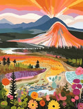 Coloring Drawing DIY Digital Oil Painting Flower Landscape Manual