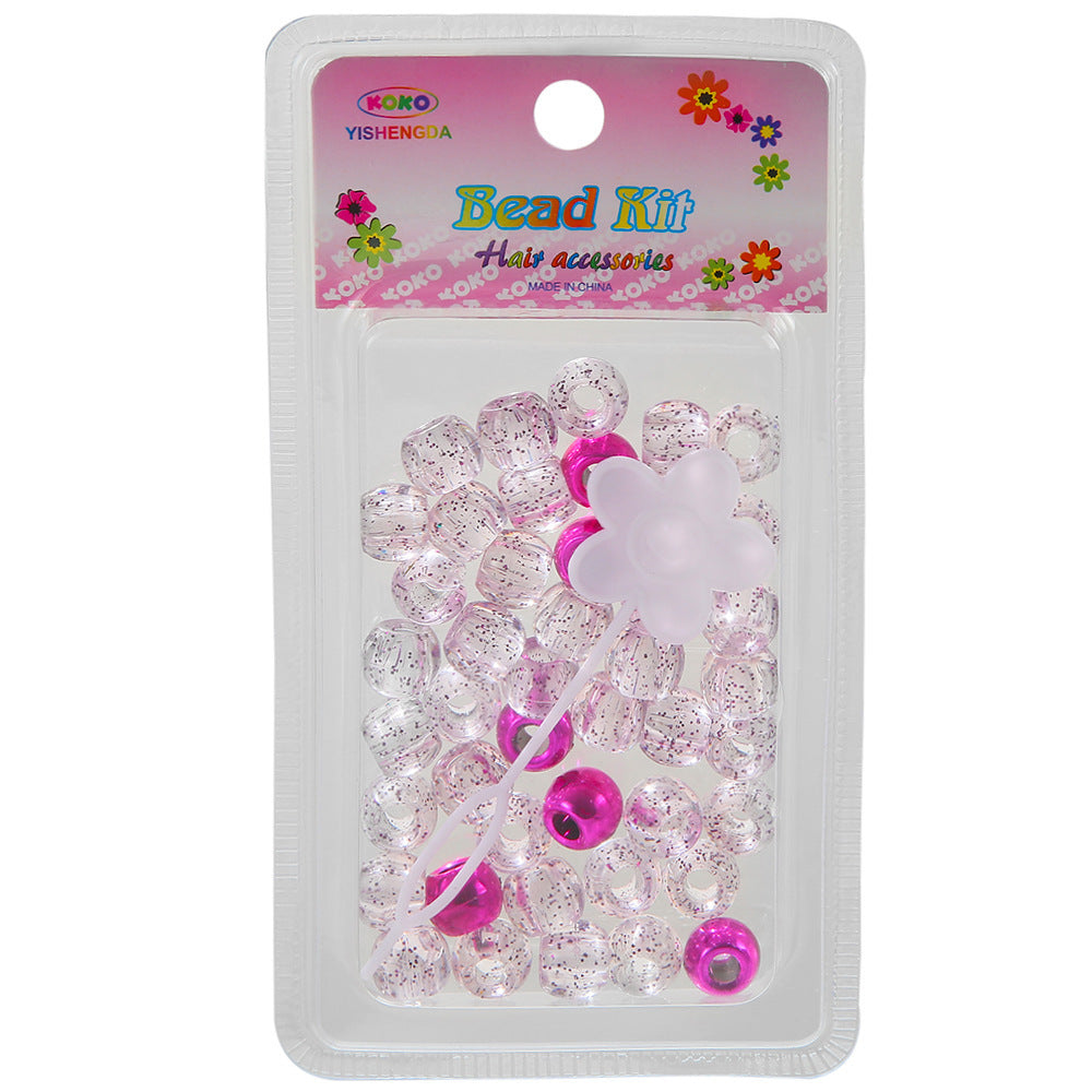 New Transparent Colored Pigtail Beading