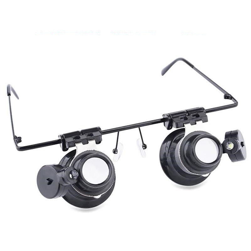 Magnifying Lens Wearable Advanced Maintenance With LED Light