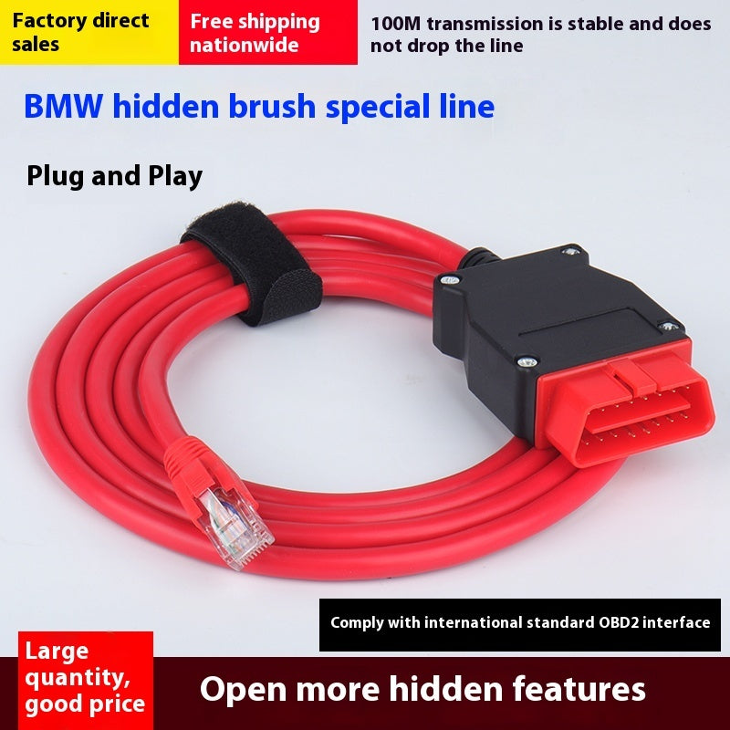 Vehicle Diagnostic Connector Network Modular Plug Interface Cable