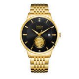 Waterproof Transparent Bottom Business Men's Mechanical Watch