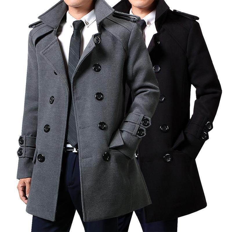 Мужская куртка Duster Slim Fit корейской моды
