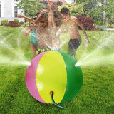 Outdoor PVC Inflatable Watermelon Water Spray Ball Beach Play Toy