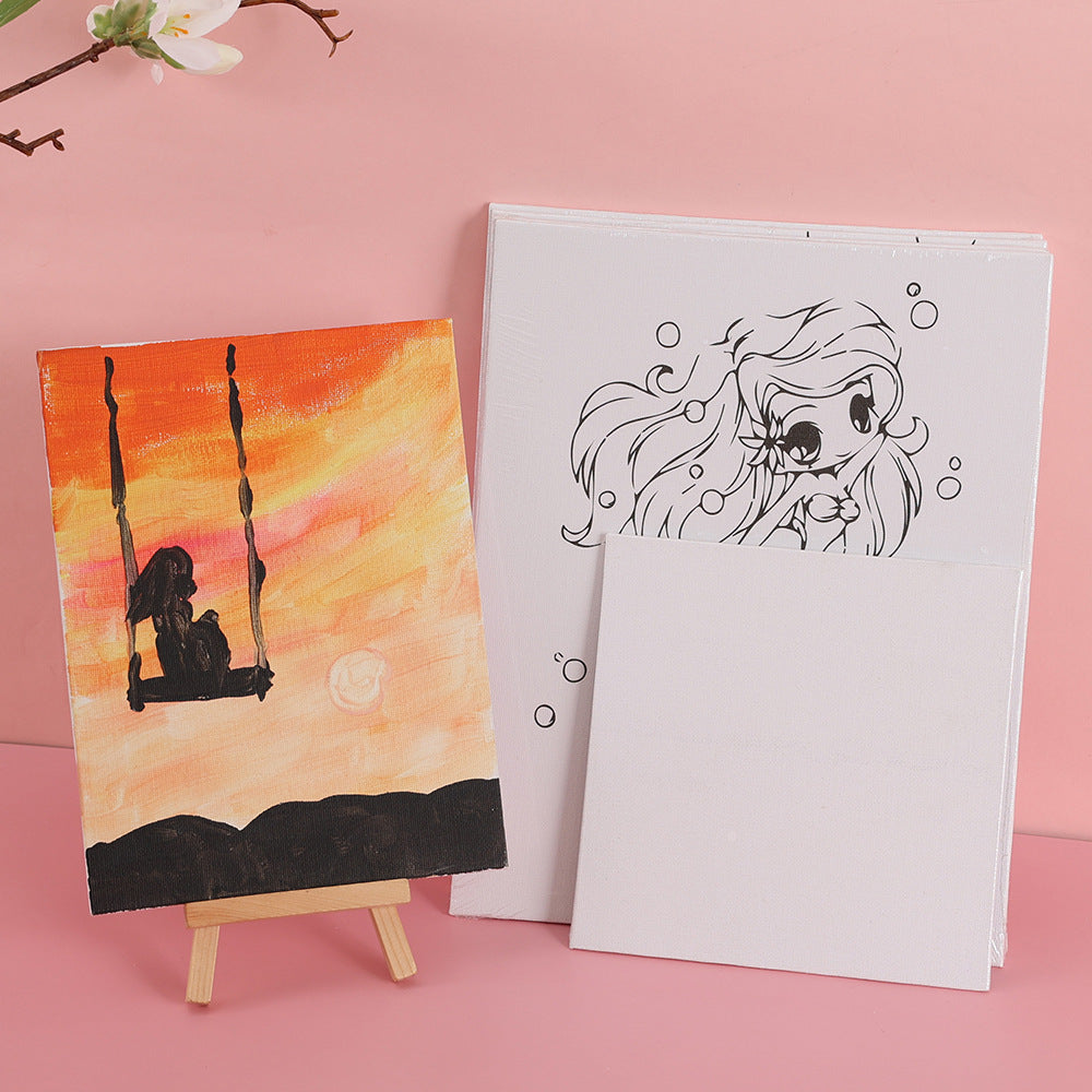 Cotton White Drawing Board Printing Painting Children Diy Drawing