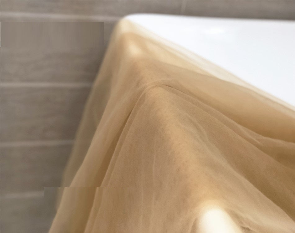 Flesh Skin Tone Body Mesh Wedding Dress Sheer Fabric