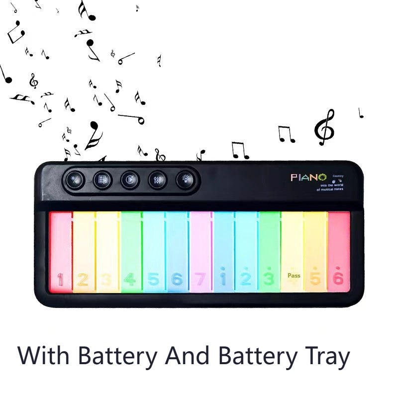 Rainbow Light Touch Screen Children's Electronic Keyboard Toy