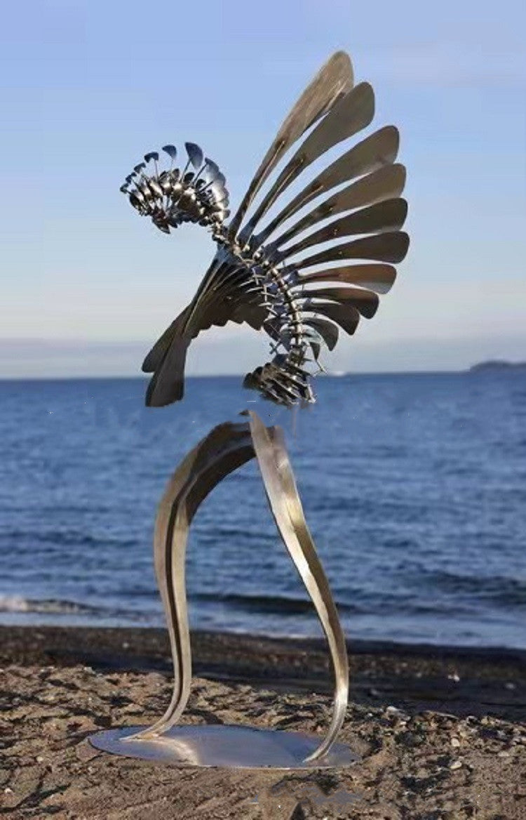 Unique And Magical Metal Rotating Windmill Humanoid Windmill Outdoor Wind Spinner Yard Patio Lawn Garden Decoration