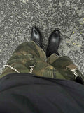 British Wizard Retro Spiral Oblique Zipper Martin Boots