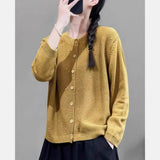 Temperament Wild Slimming Youthful-looking Sweater Coat For Women