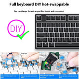 87 Key Wired Game Hot Plug Two Colors Mechanical Keyboard