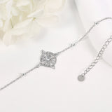 Witches Knot Bracelet 925 Sterling Silver Witch Jewelry Gifts for Women Girls
