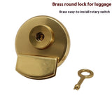 Pure Copper Circular Torsion Lock Hardware Accessories