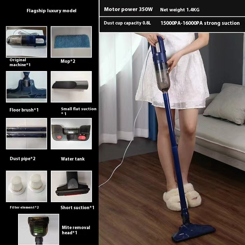 Vacuum Cleaner Household Wired Suction And Mop Integrated Large Suction