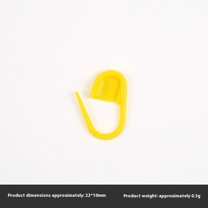 Colorful Plastic Buckle Handmade DIY Knitting Tools Love Heart  Marker Crochet