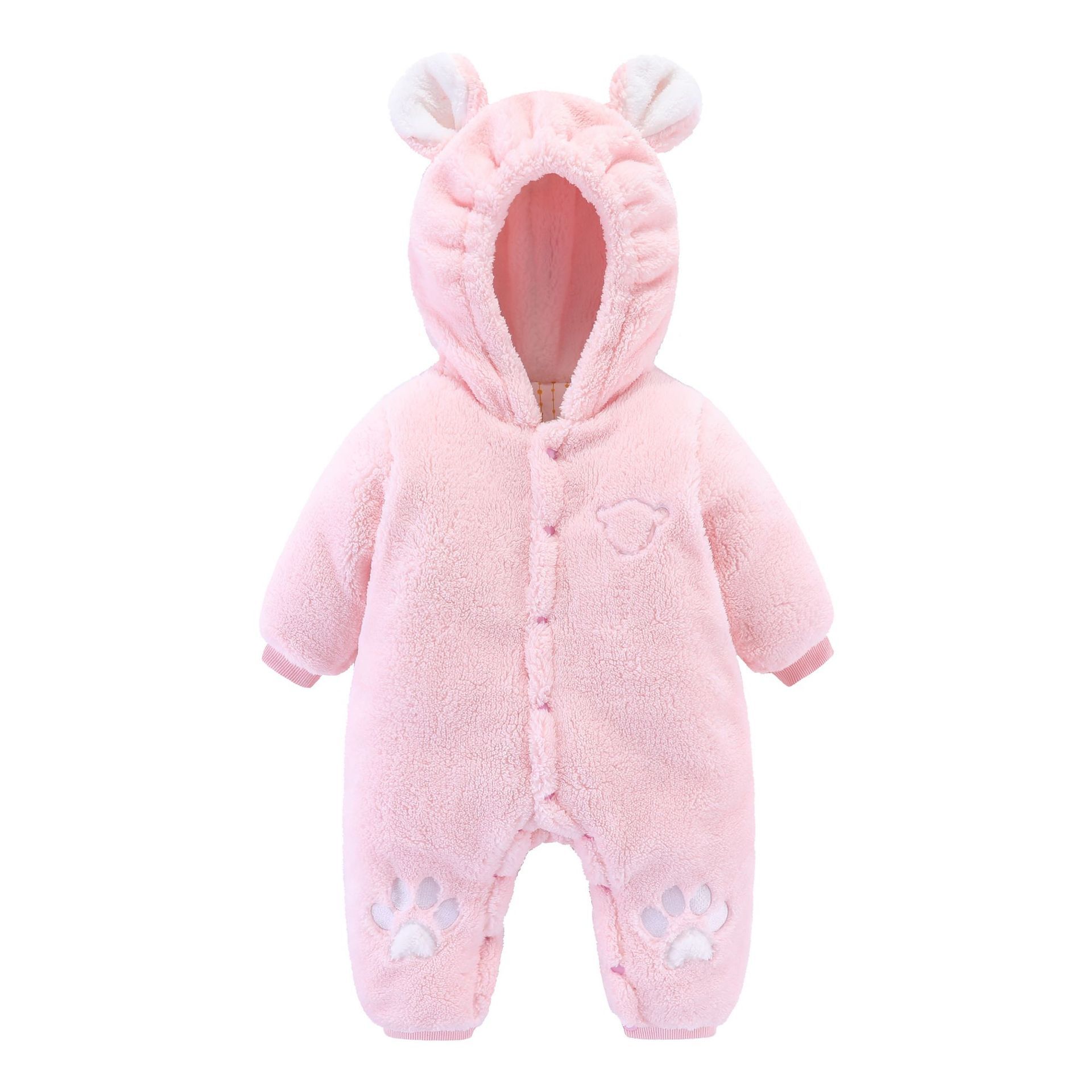 Кӯдаки навзод Onesies Либоси кӯдакона Romper Кӯдаки Quilted