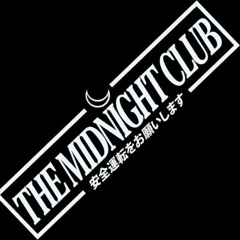 Customized Text  For The Car Club On Car Stickers