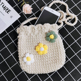 Hand Knitting To Make Crochet Diy Material Bag